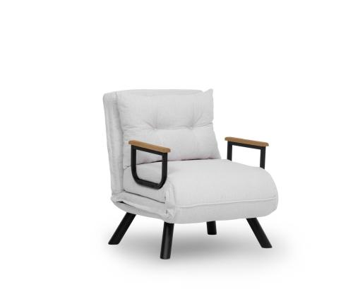 Diivan Sando Single - Teddy Fabric - White