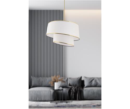 Barette - White, Gold