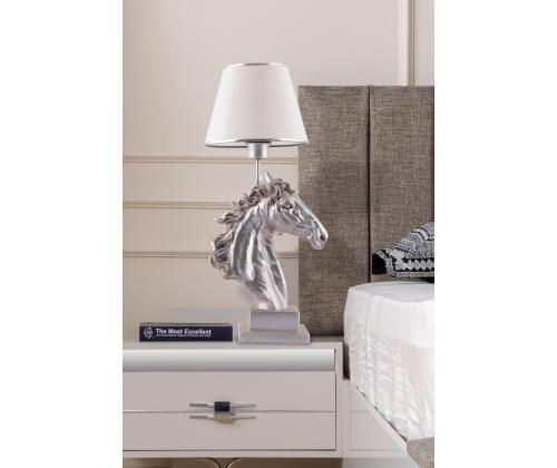 Laud Horse - White, Silver