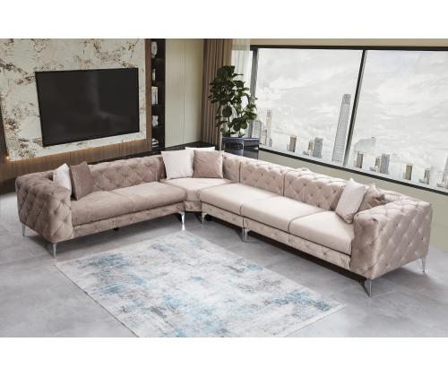 Diivan Como Corner Left - Beige