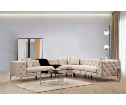 Diivan Como Right - Ecru