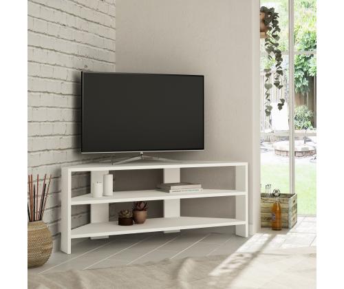 TV laud Thales Corner - White