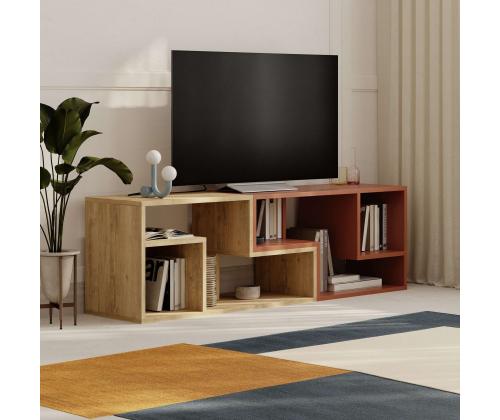 TV laud Glis - Sapphire Oak, Cinnamon