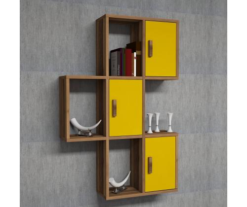 Flora - Walnut, Yellow