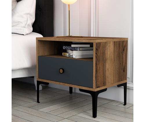 Lizbon 529 - Walnut, Anthracite