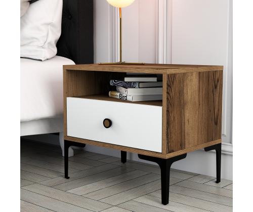 Lizbon 530 - Walnut, White