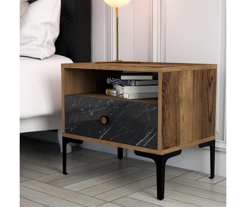 Lizbon 534 - Walnut, Black