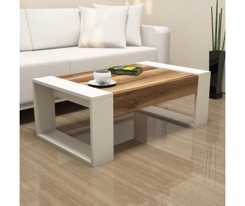 Kohvilaud Venüs - Walnut, Cream