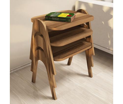 Mööblikomplekt lauad Paris - Walnut