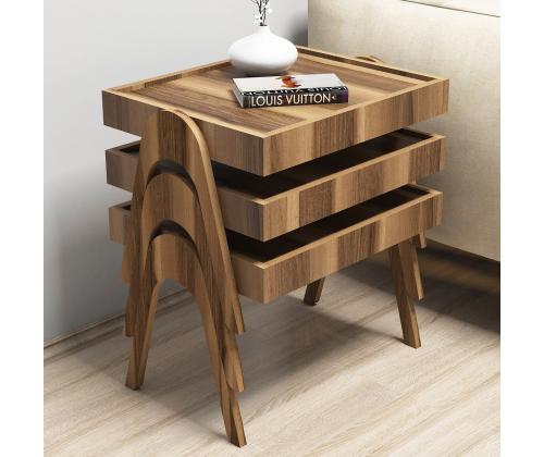 Mööblikomplekt lauad Roma - Walnut