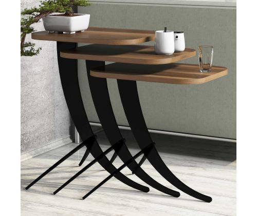 Mööblikomplekt lauad Pion - Walnut