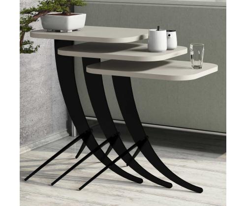 Mööblikomplekt lauad Pion - Cream