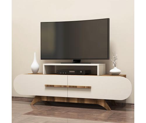 TV laud Rose - Walnut, Cream