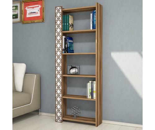 City - Walnut, White