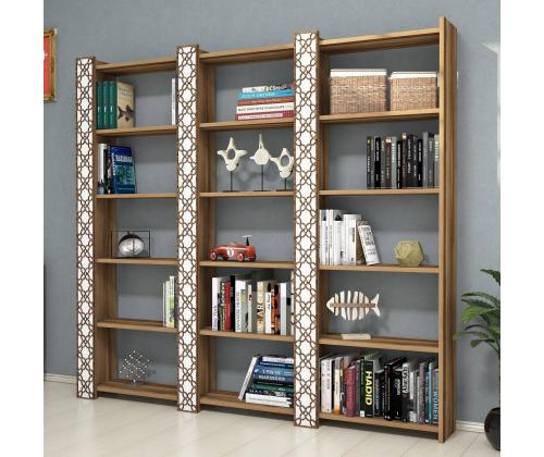 City 3 - Walnut, White