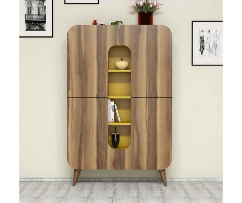 Mine - Walnut, Yellow