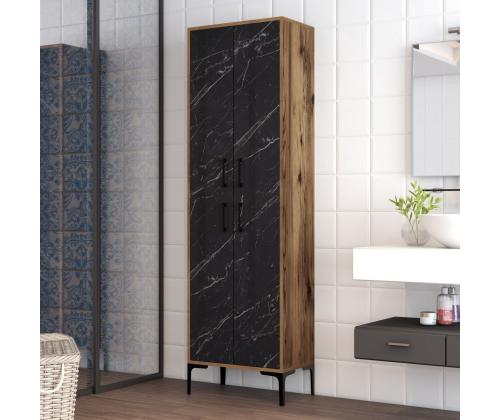 Berlin A - Walnut, Black Marble