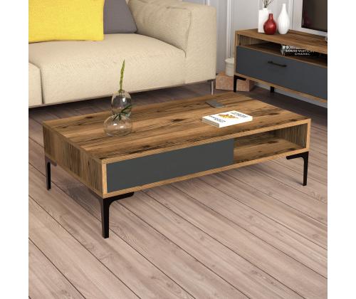 Kohvilaud Istanbul - Walnut, Anthracite