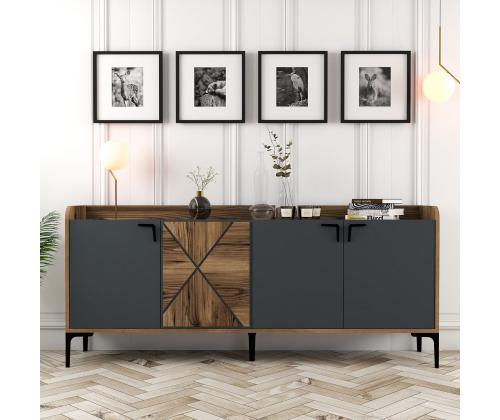 Venedik - Walnut, Anthracite