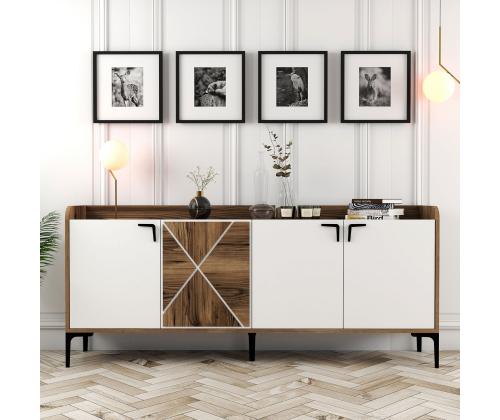 Venedik - Walnut, White