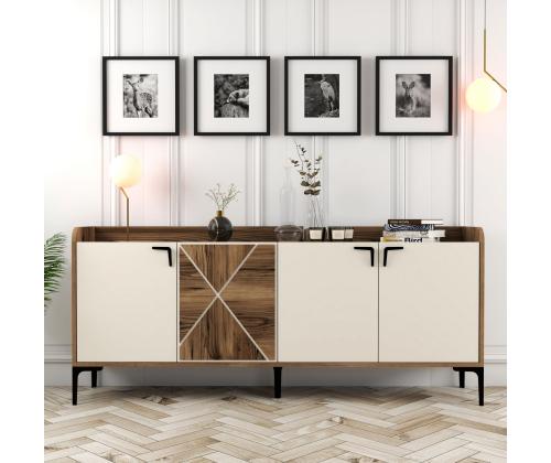 Venedik - Walnut, Cream