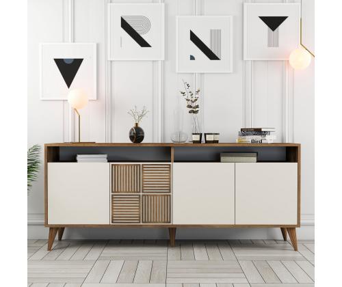 Milan - Walnut, Cream