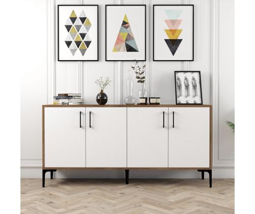 Kiev 160 - Walnut, White