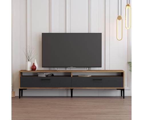 TV laud Istanbul 2 - Walnut Anthracite