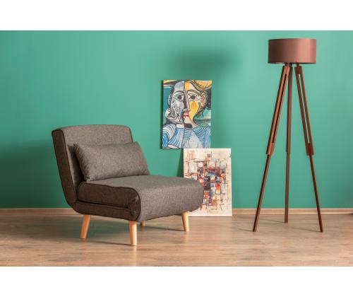 Diivan Folde Single - Dark Grey