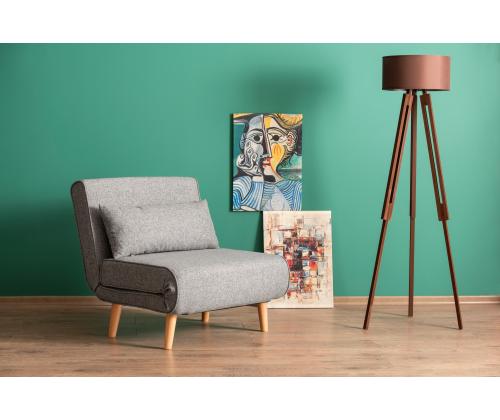 Diivan Folde Single - Light Grey