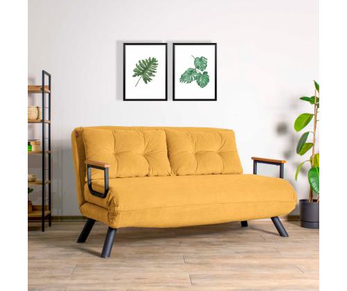 Diivan Sando 2-Seater - Mustard