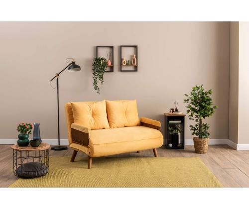 Diivan Cosmo 2-Seater - Mustard