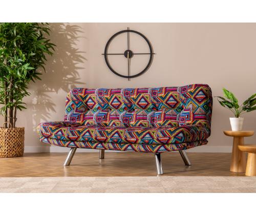 Diivan Misa Small Sofabed - Patchwork