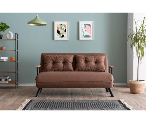 Diivan Sando 2-Seater - Light Brown