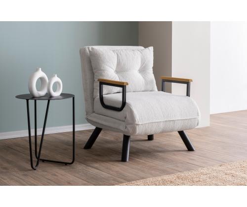 Diivan Sando Single - Teddy Fabric - White