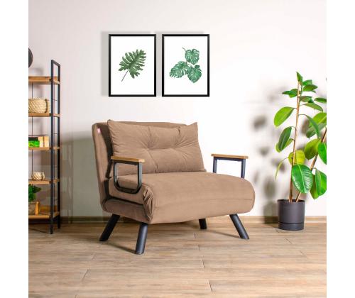 Diivan Sando Single - Light Brown v2