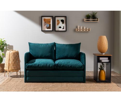 Diivan Saga 2-Seater - Petrol Green