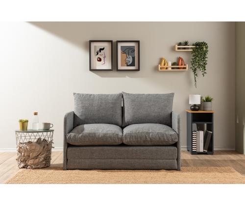 Diivan Saga 2-Seater - Light Grey