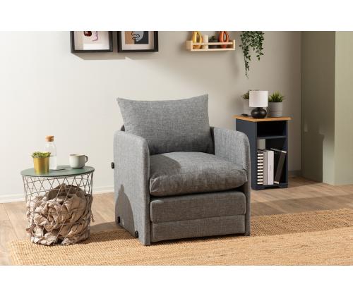 Diivan Saga Single - Light Grey