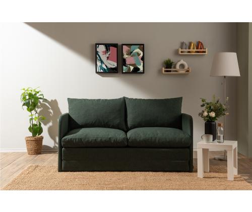 Diivan Saga XL 2-Seater - Green