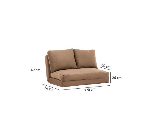 Diivan Taida - Light Brown