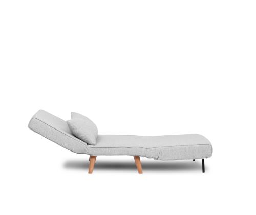 Diivan Folde Single - Teddy Fabric - Grey