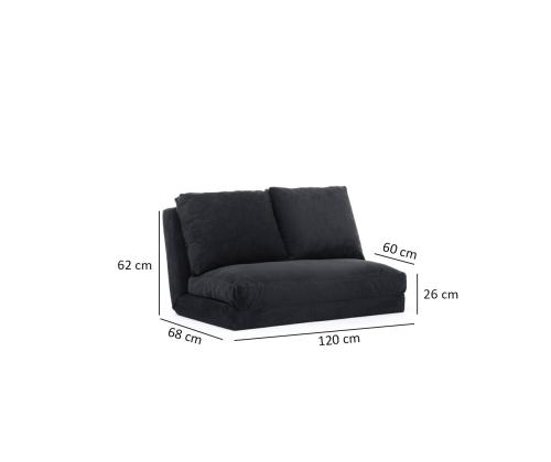 Diivan Taida - Black