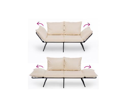 Diivan Viper 2-Seater - Light Cream