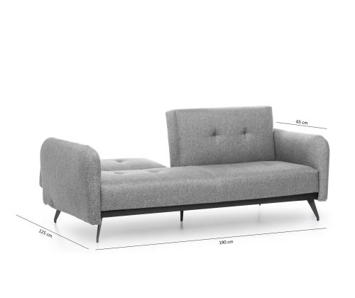 Diivan Ron Sofabed - Grey GR111