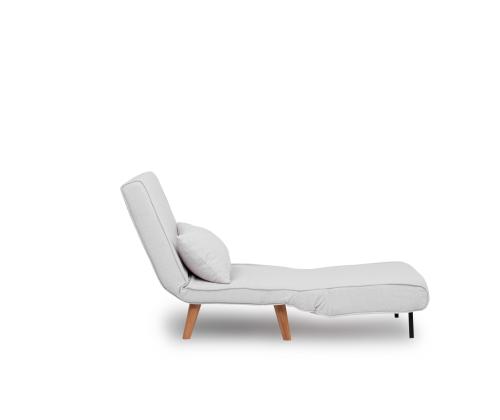 Diivan Folde Single - Teddy Fabric - White