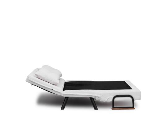 Diivan Sando 2-Seater - Teddy Fabric - White