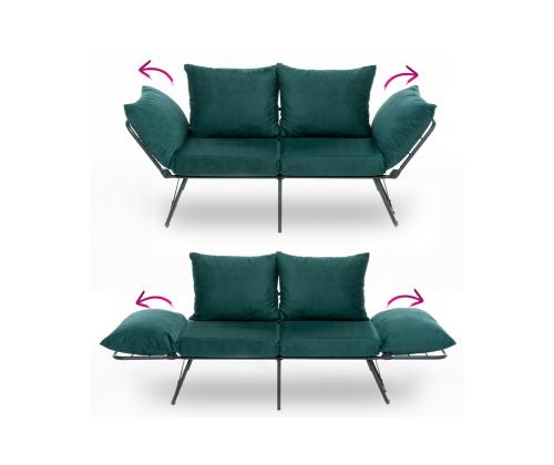 Diivan Viper 2-Seater - Petrol Green