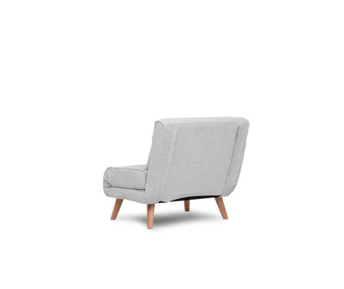 Diivan Folde Single - Teddy Fabric - Grey