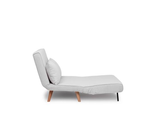 Diivan Folde 2-Seater - Teddy Fabric - White
